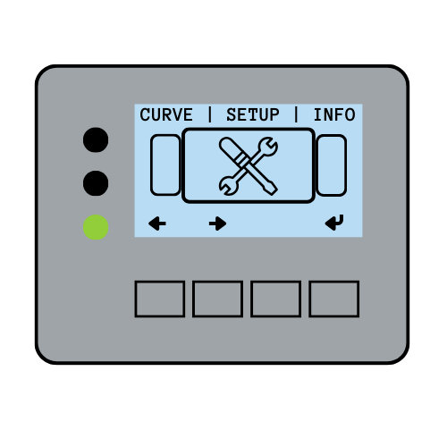 CURVE  SETUP  INFO